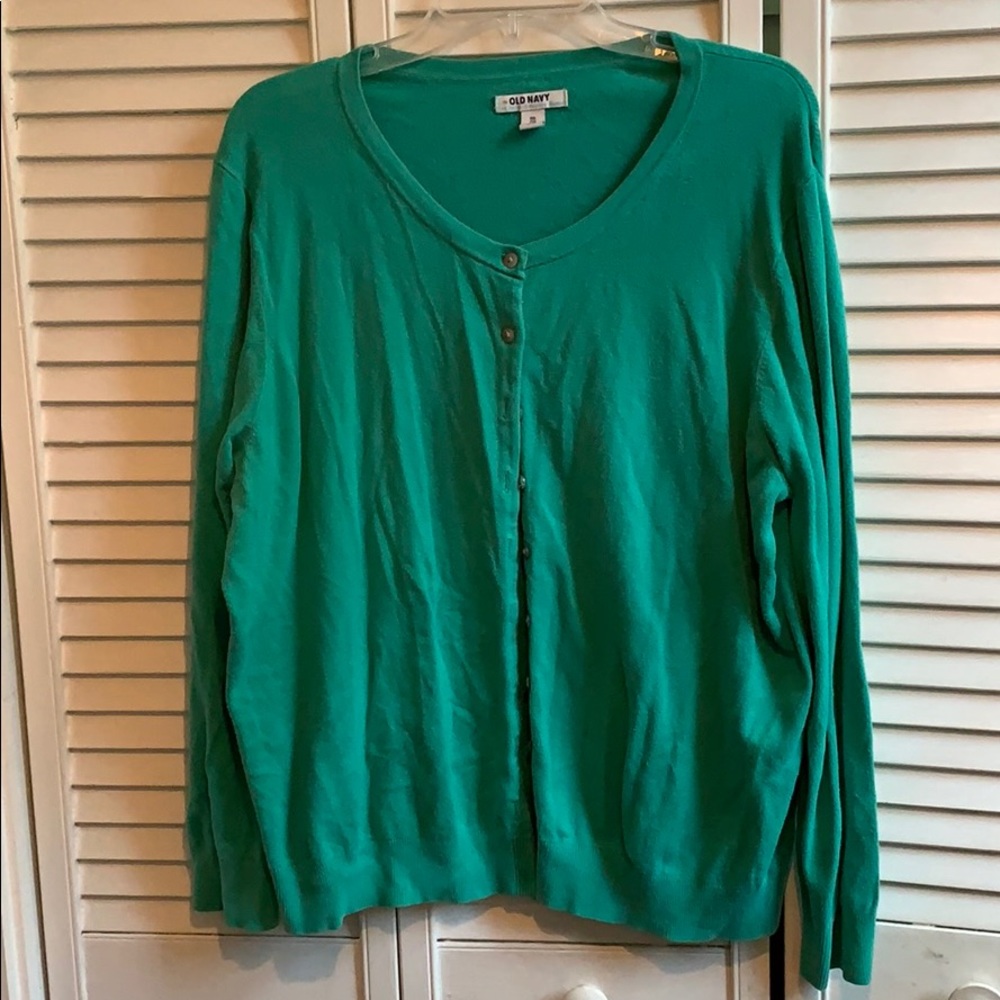 Teal Sweater.